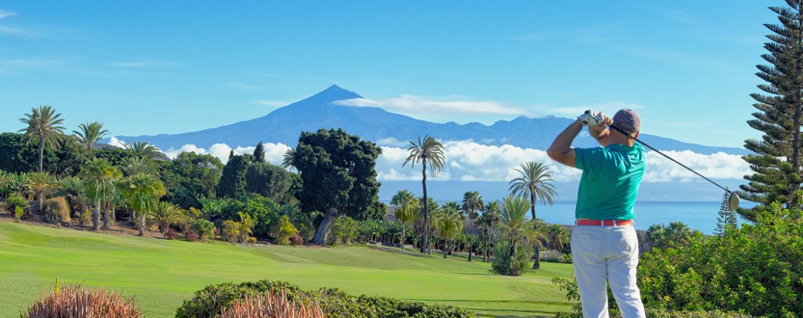 Stunning views of mt Teide from Tecina Golf, La Gomera